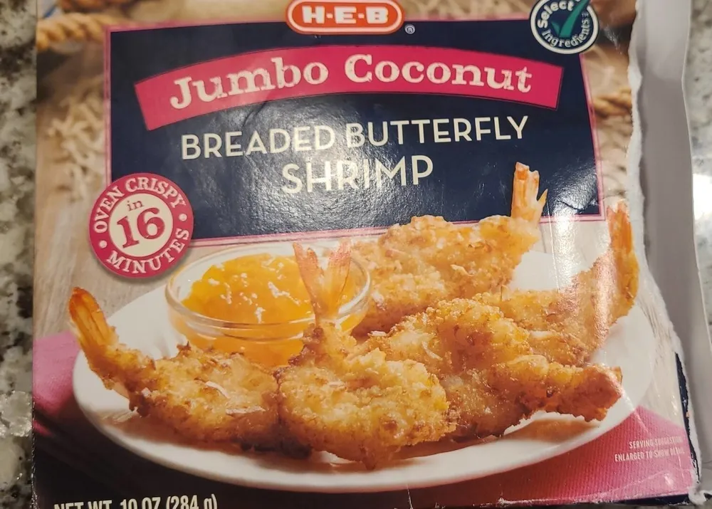 Breaded Butterfly Shrimp Coconut