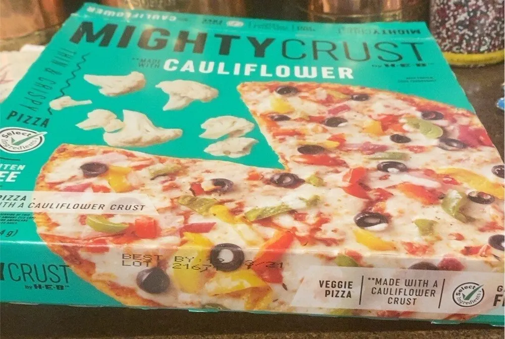 Thin & Crispy Pizza with Cauliflower Crust