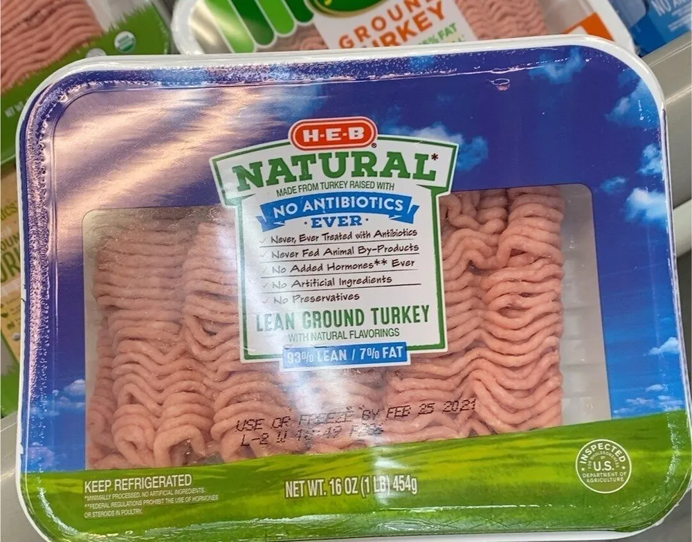Natural ground turkey
