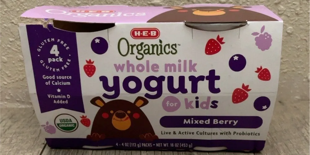 whole milk yogurt for kids