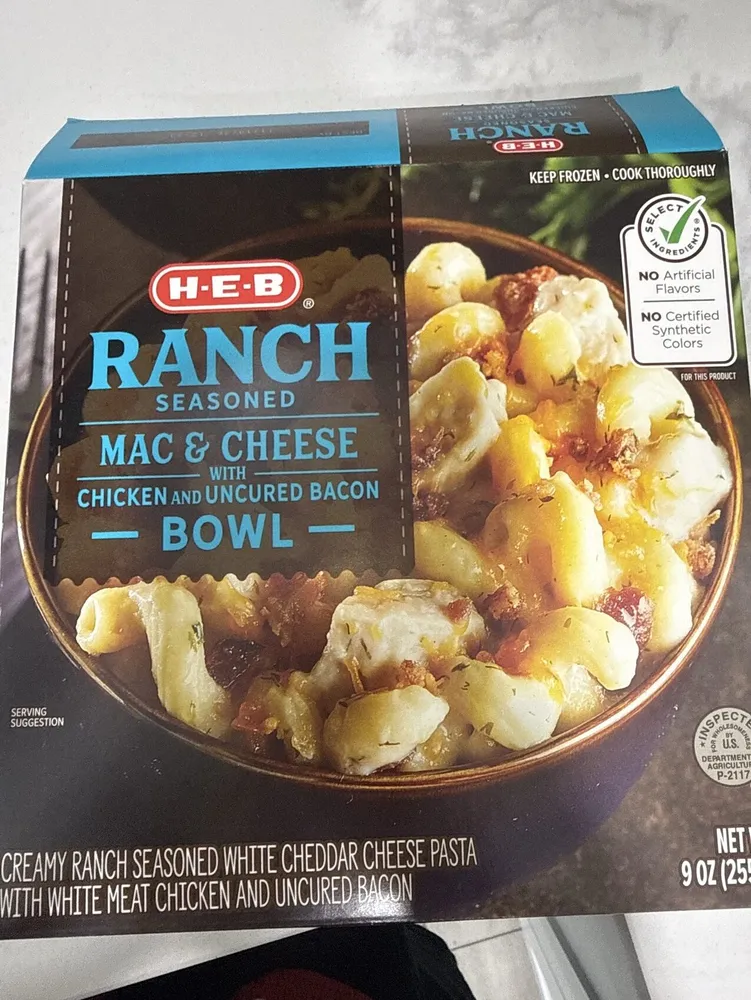 chicken bacon ranch mac & cheese