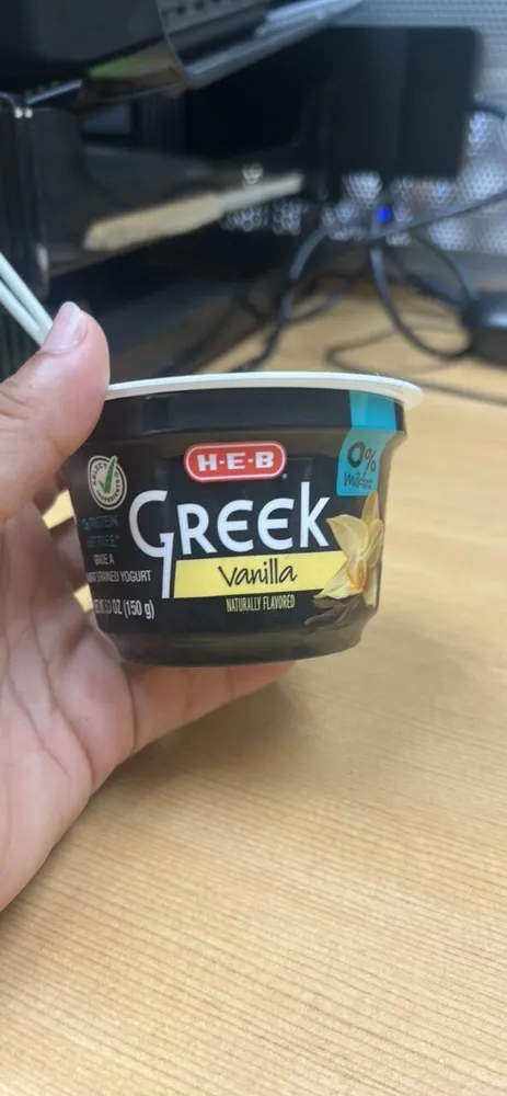 Greek vanilla yogurt