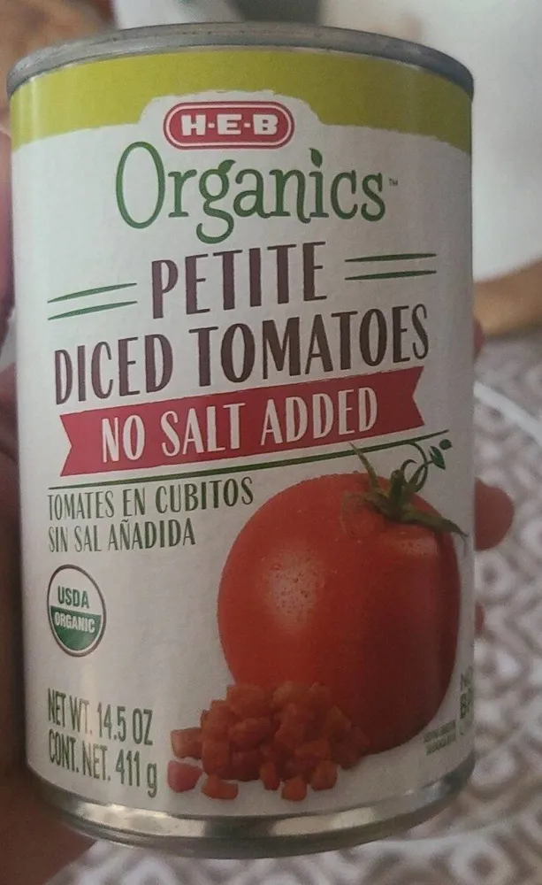 PETITE DICED TOMATOES NO SALT ADDED
