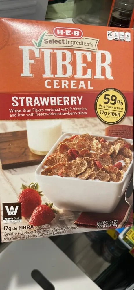 Fiber Cereal Strawberry