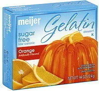 Sugar Free Orange Gelatin Dessert