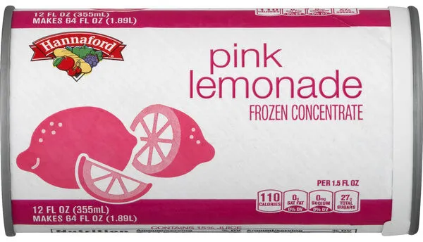 Pink Lemonade Frozen Concentrate