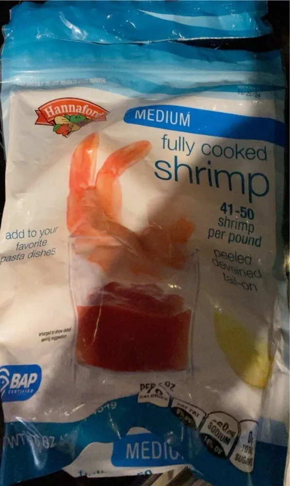 fully cooked shrimp