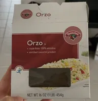 orzo enriched macaroni product made with durum wheat