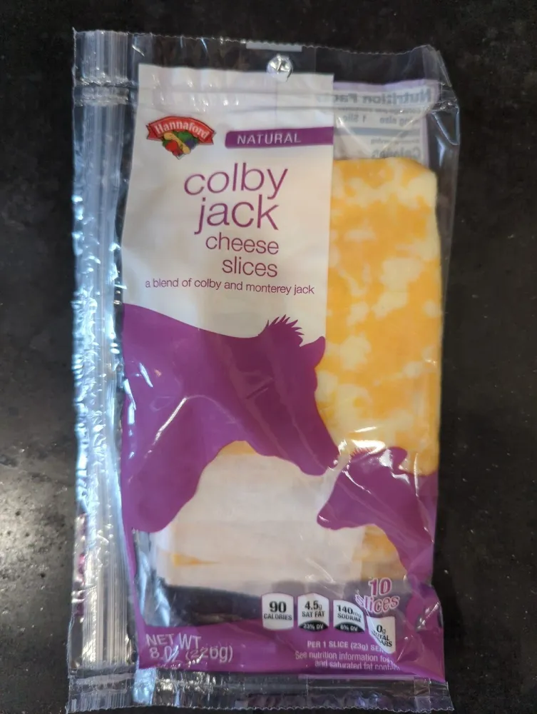 colby jack cheese slices