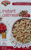 Cranberry & Flaxseed instant oatmeal