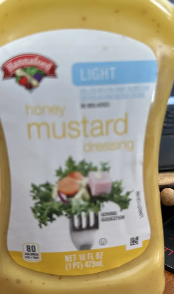 Light honey dijon dressing