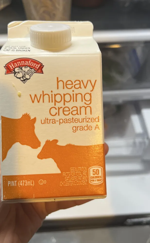 Heavy whipping cream
