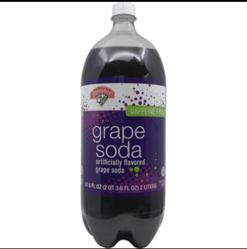 Hannaford, soda, grape