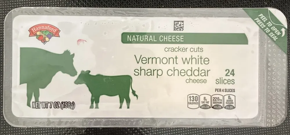 Vermont white sharp cheddar cheese