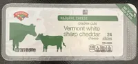 Vermont white sharp cheddar cheese