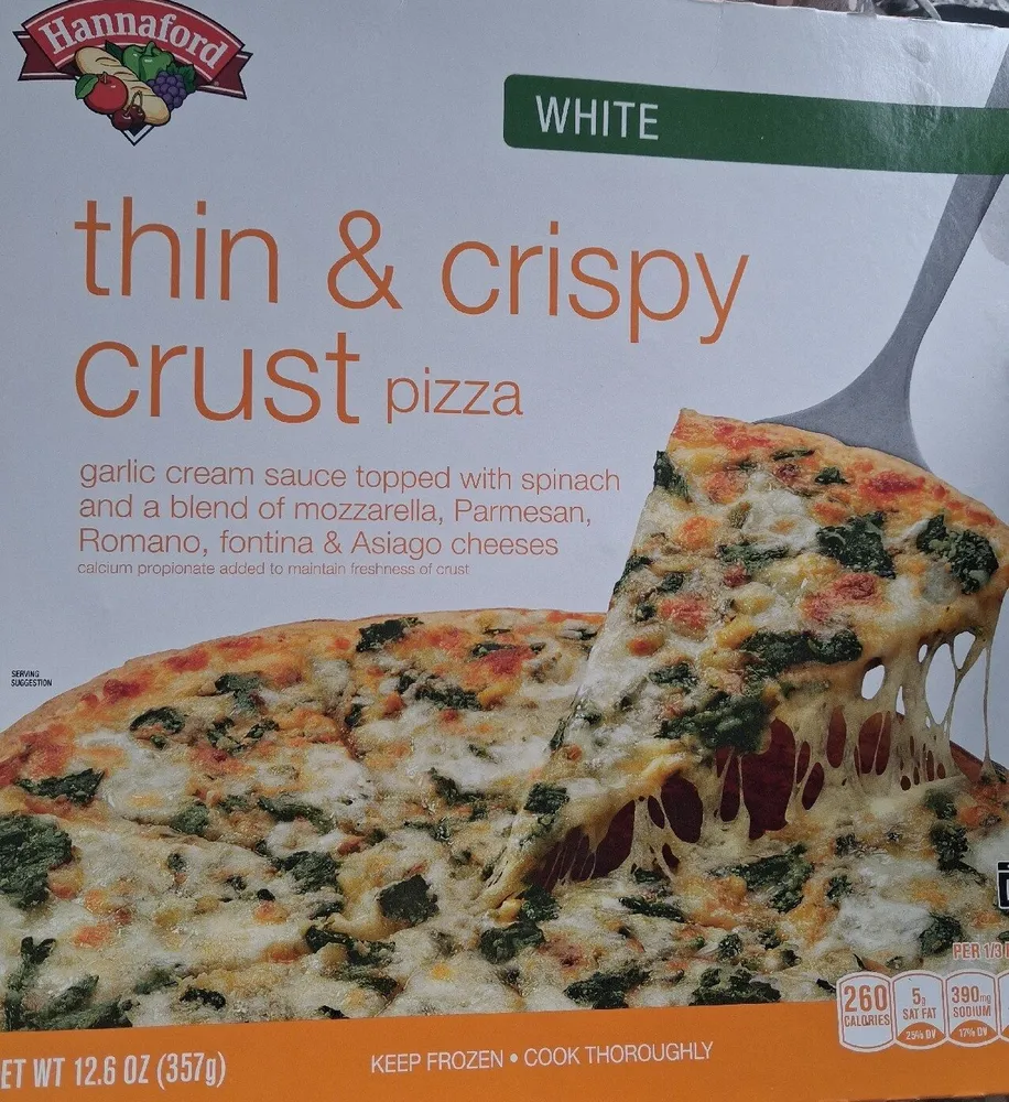 thin and crispy white pizza