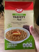 Instant oatmeal VARIETY Pack