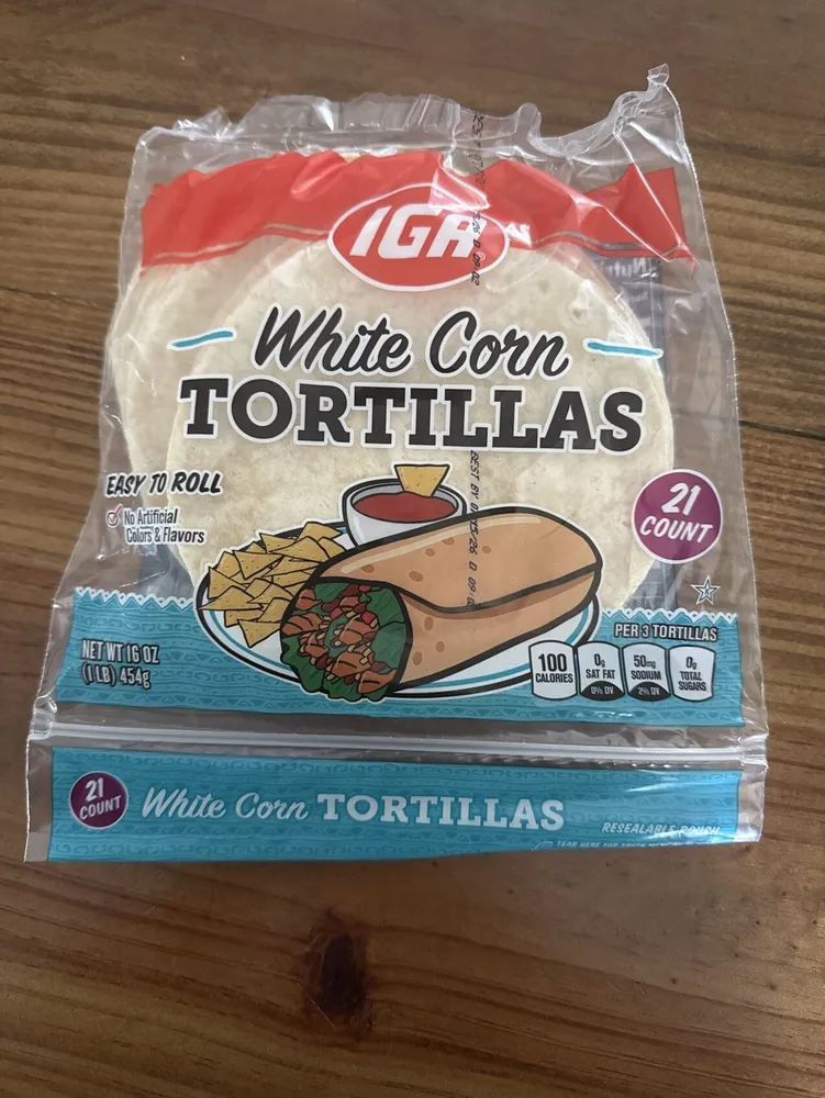 White Corn Tortillas