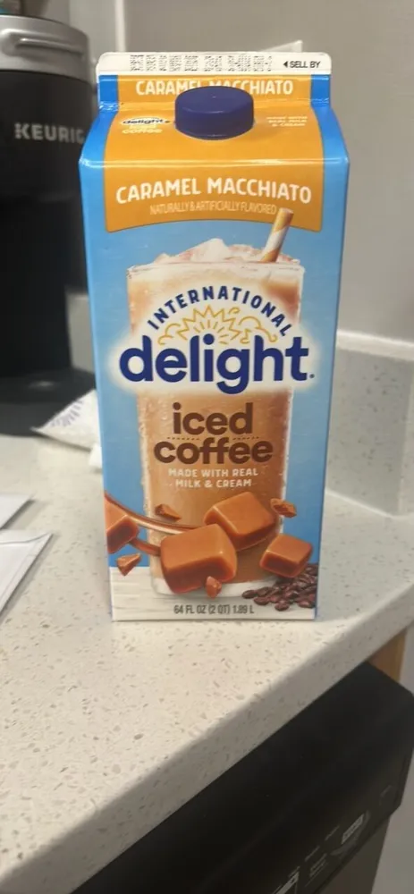 Caramel Macchiato iced coffee