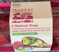 Beetroot wraps