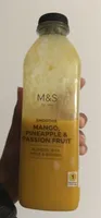 Smoothie mangue ananas fruit de la passion