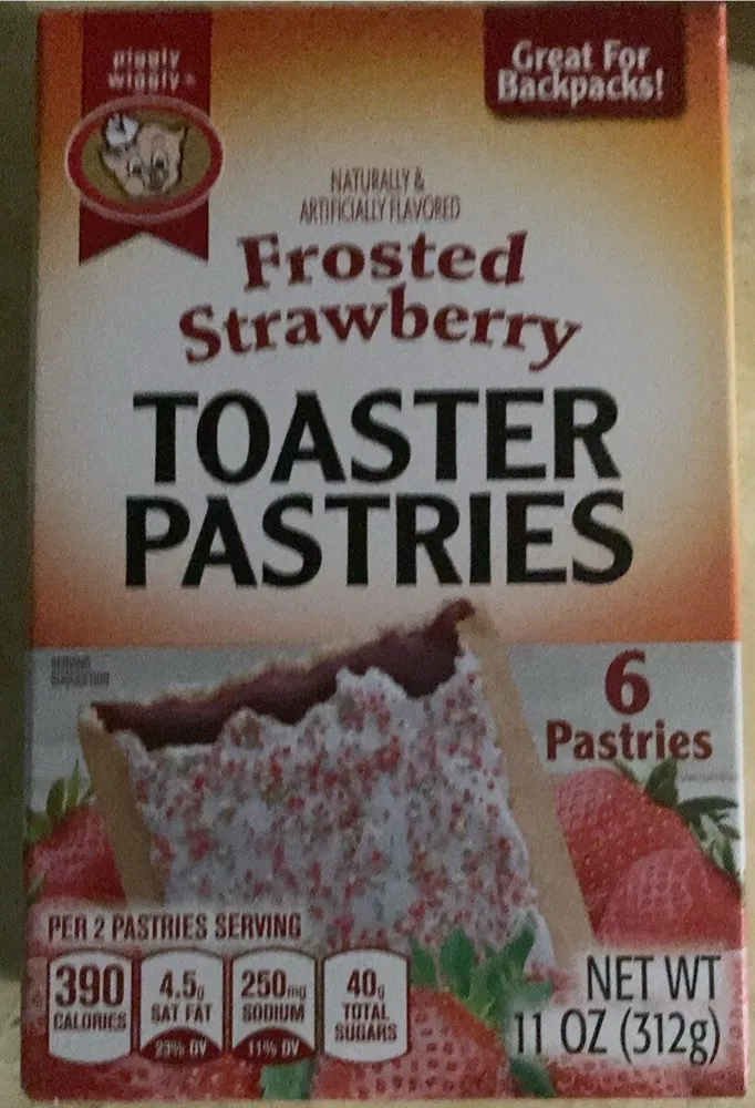 Frosted Strawberry Toaster Pastries