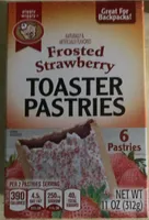 Frosted Strawberry Toaster Pastries