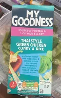 My goodness Thai style green chicken curry & rice