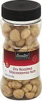 Dry roasted macadamia nuts with sea salt