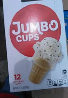 Jumbo ice cream cups