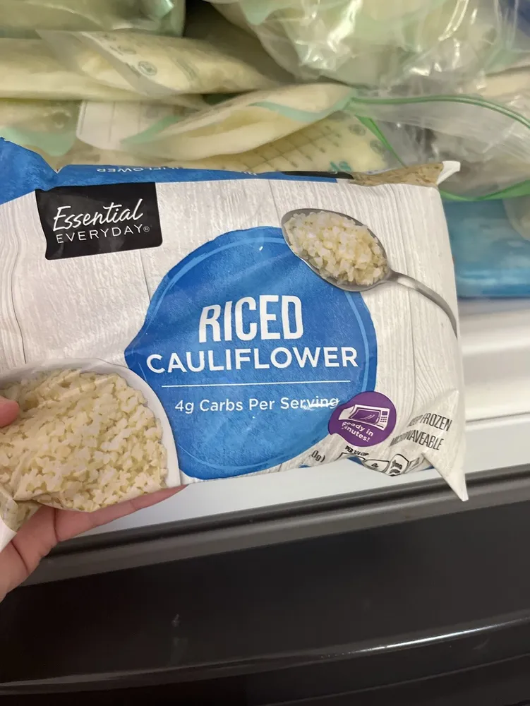 Riced cauliflower