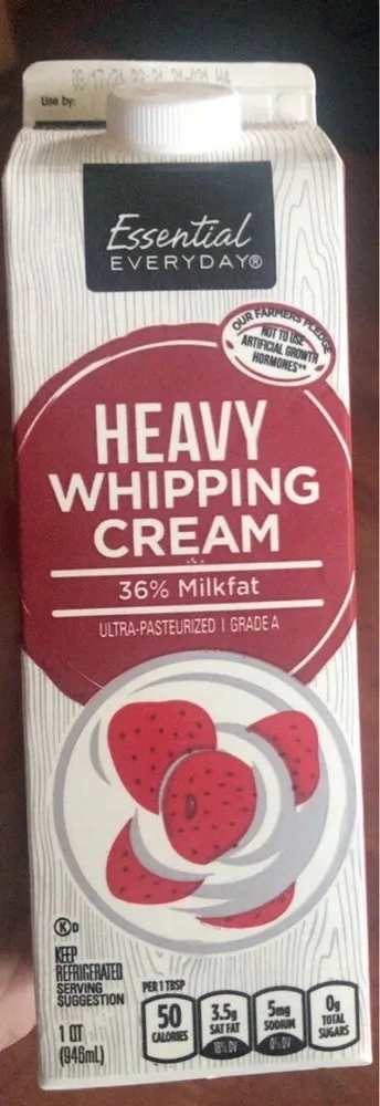 Heavy whipping cream