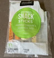 Combo Snack Sticks Chipotle Cheddar & Habanero Jack