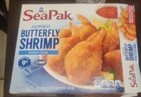 Jumbo butterfly shrimp