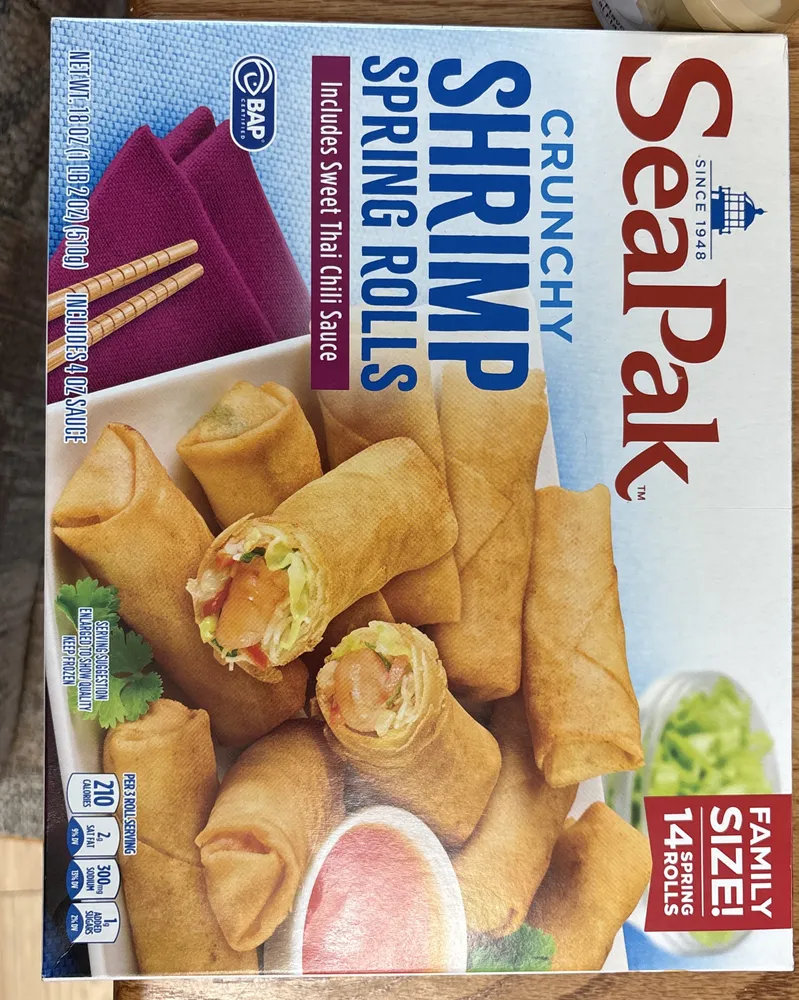 Crunchy Shrimp Spring Rolls