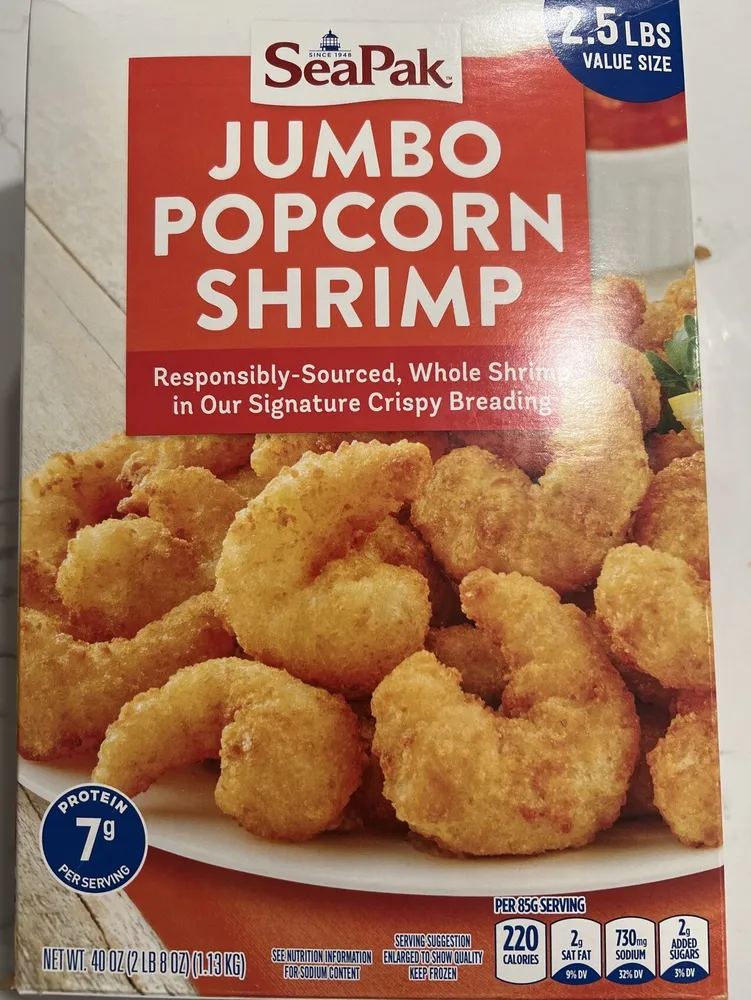 Breaded Jumbo Popcorn Shrimp