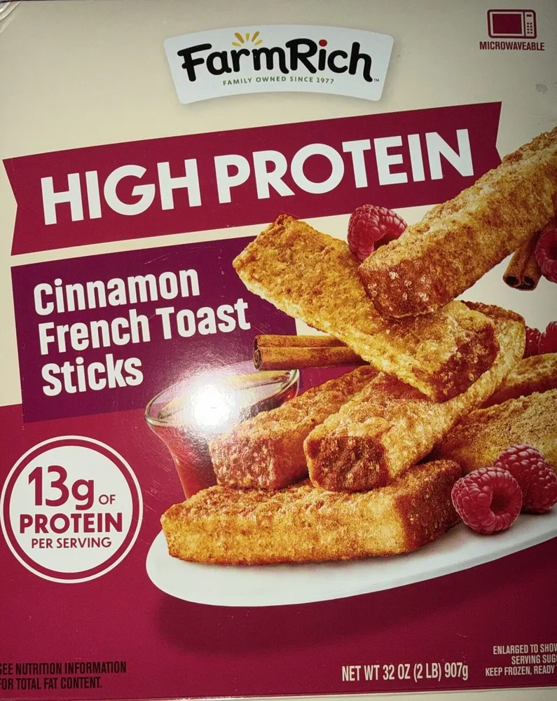 High Protein Cinnamon French Toast Sticks