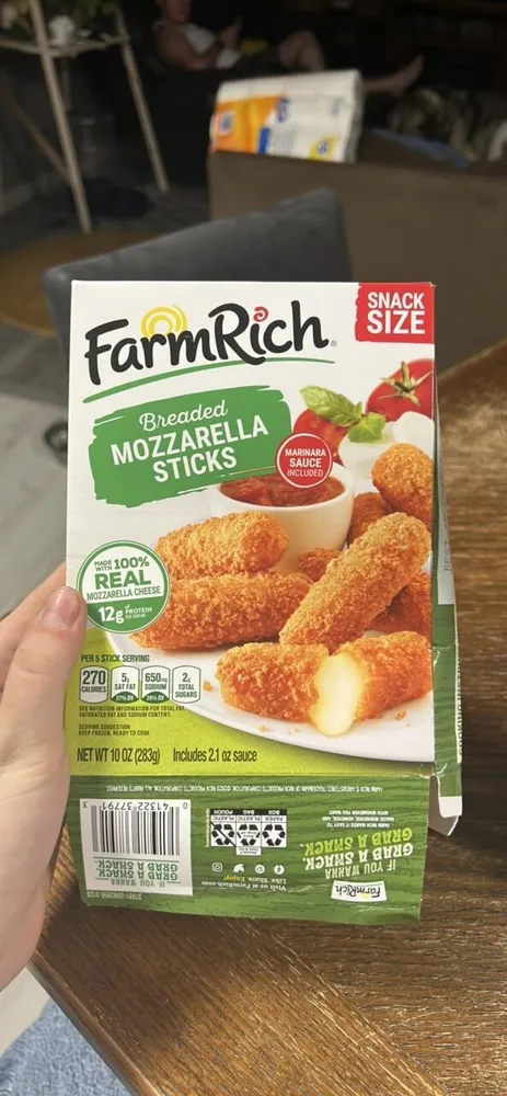 Breaded Mozzarella Sticks