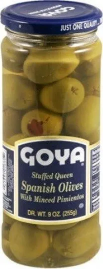 Stuffed Queen Spanish Olives With Minced Pimientos