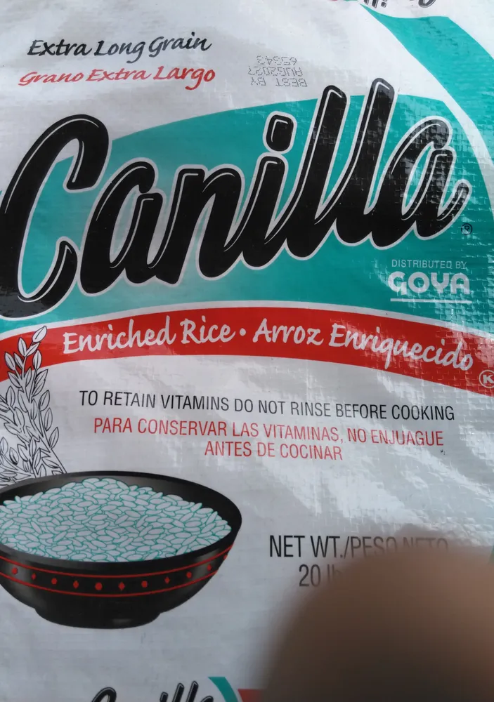 Extra long grain enriched rice