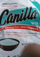 Extra long grain enriched rice