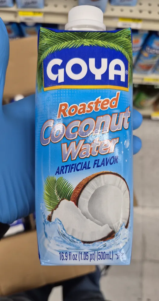 Goya coconut water roasted