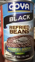 Black refried beans