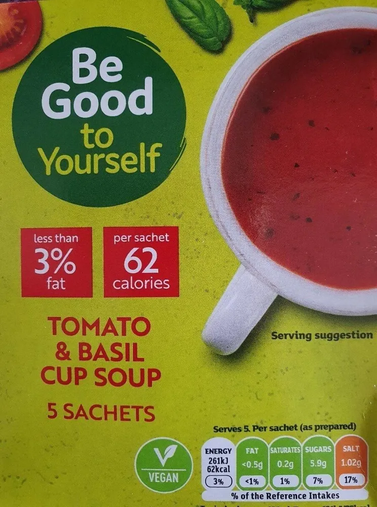 Tomato & Basil Cup Soup