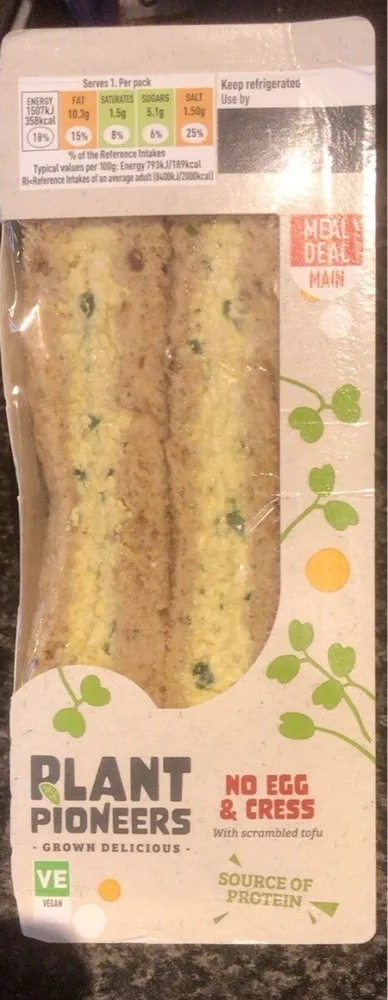 No egg & Cress Sandwhich