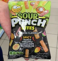Sour punch bites spicy