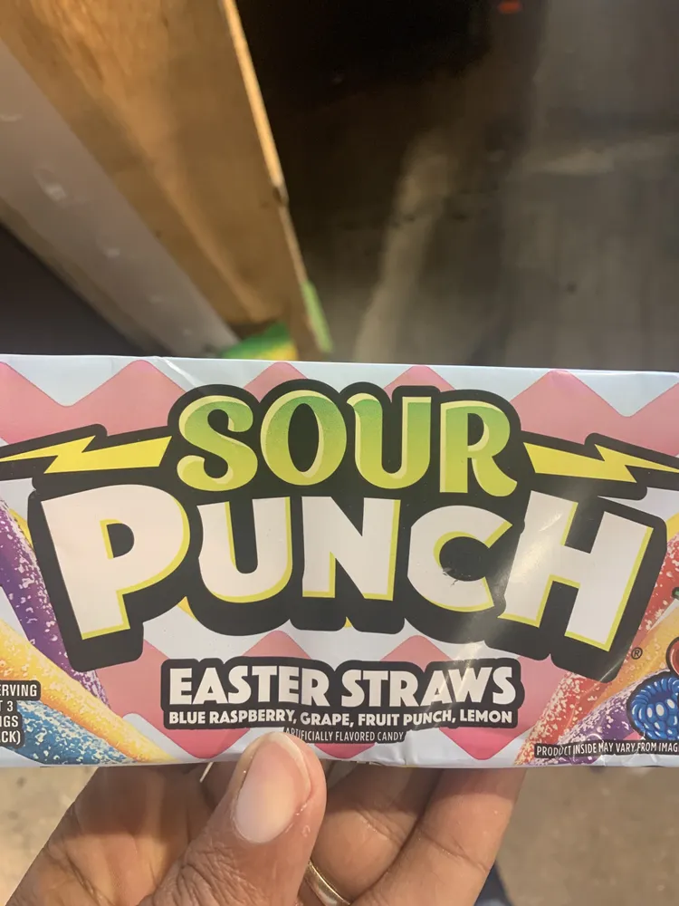 Sour Punch Straws Easter Edition