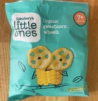 Organic sweetcorn wheels