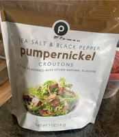 Croutons pumpernickel
