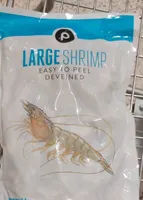 Large shrimp easy to peel